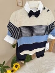 Papyonlu triko kazaklı 3’lü takım