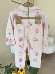 Lüx kalite Pembe çilekli pijama takımı
