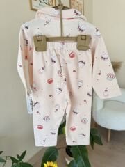 Lüx kalite pudra cupcake pijama takımı