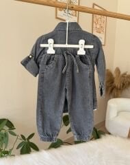 Kot gömlekli 3’lü takım