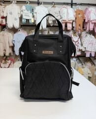 Siyah anne bebek sırt çantası