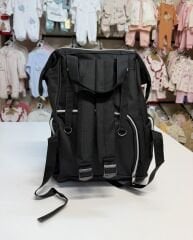 Siyah anne bebek sırt çantası