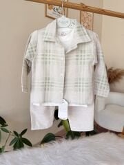 Keten karışımlı gömlekli 3’lü takım