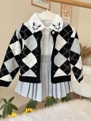 Baklava dilim hırkalı 3’lü takım