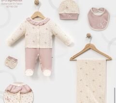 Fiyonklu tulumlu battaniyeli 5’li set