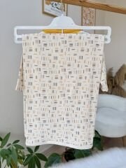 Sarı yaka detaylı battaniyeli 5’li set