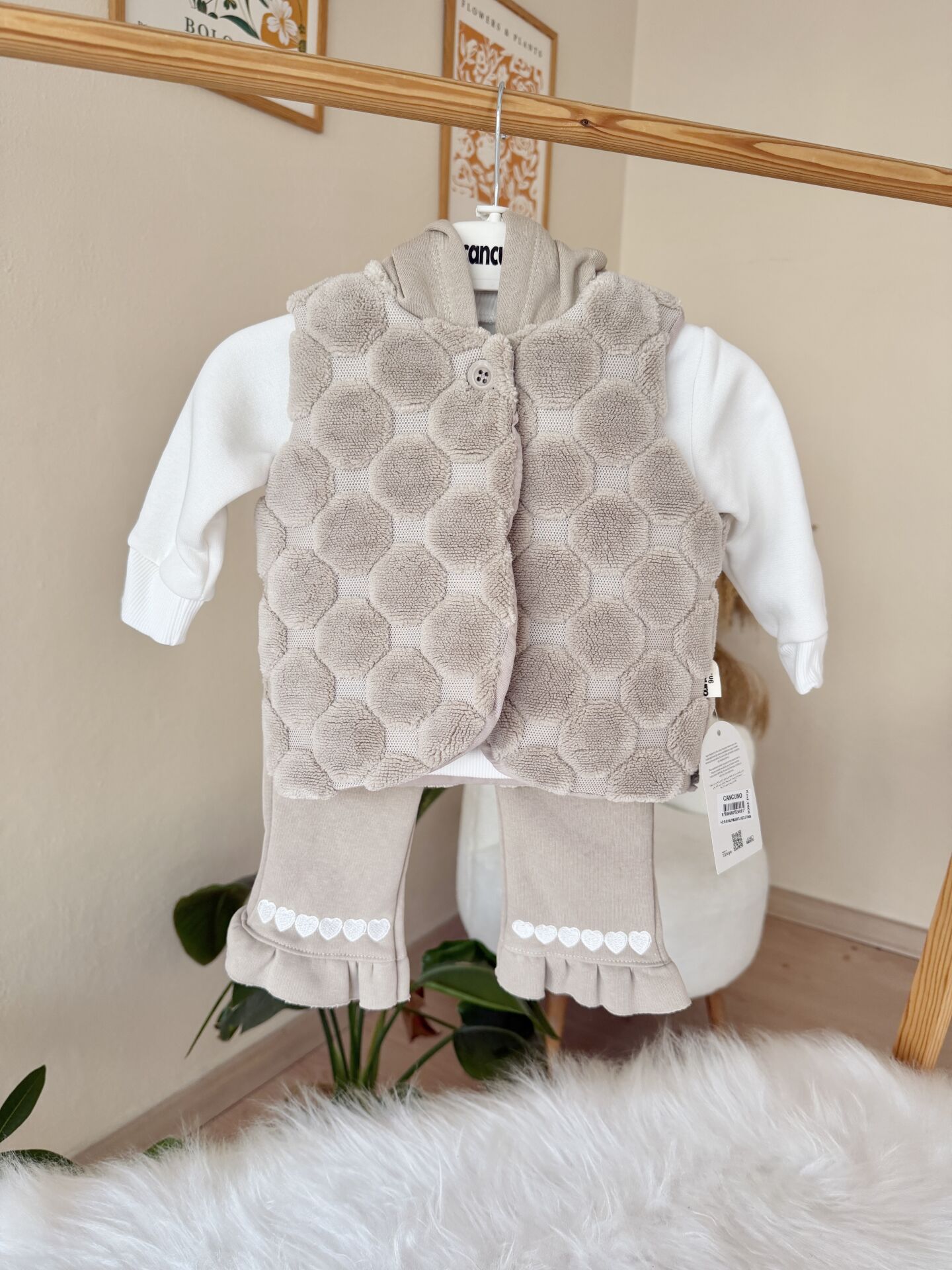 Premium kalpli Welsoft yelekli 3’lü takım