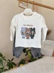 Premium labubu yelekli 4’lü takım