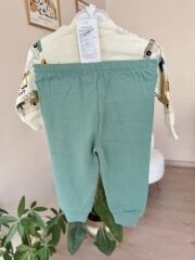 Yeşil ağaç detaylı mevsimlik takım