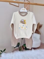 Kahve dinazorlu 2’li takım