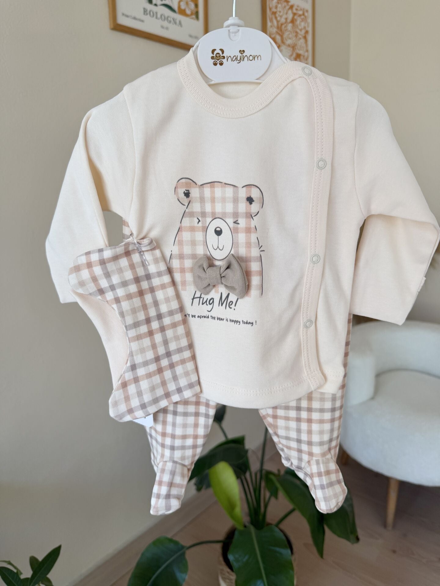 Papyonlu ayıcık 3’lü pratik takım