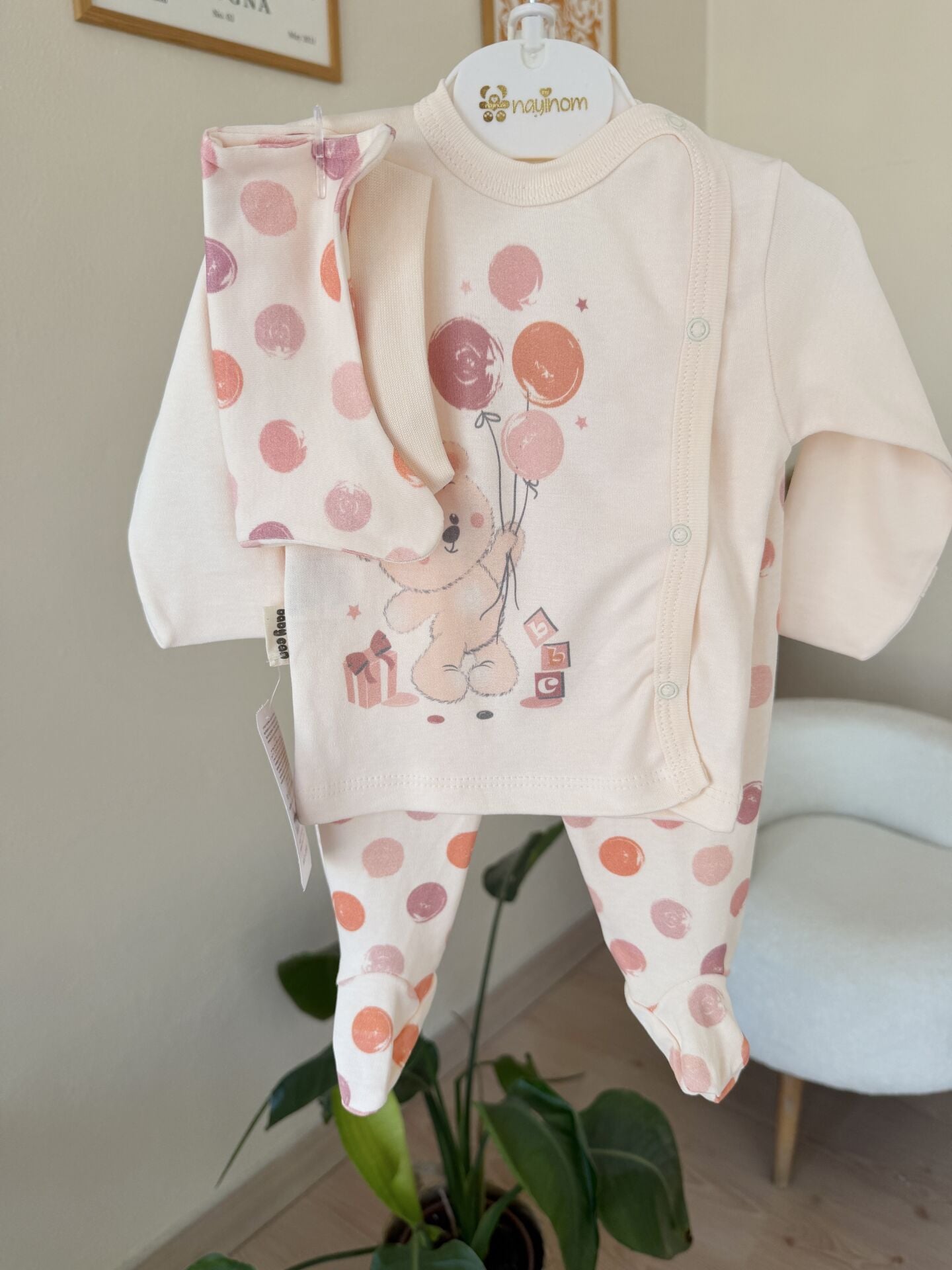 Balonlu model 3’lü pratik takım