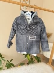 Premium ekose ceketli 3’lü takım