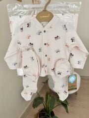 Organik kelebekli 6’lı battaniyeli set