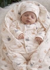 Organik tavşan 6’lı battaniyeli set