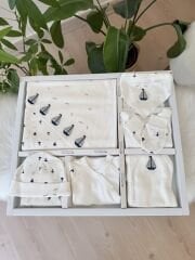 PREMİUM gemili 10 parça hastane çıkış set