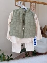 Yeşil bear Yelekli 3’lü takım