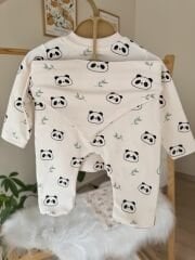 Organik panda 6’lı battaniyeli set