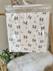 Organik panda battaniyeli 6’lı set