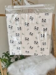 Organik panda 6’lı battaniyeli set