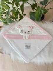Premium pembe cute havlu