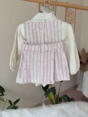 Şort etekli 3’lü tüvit takım